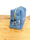 Trousse de toilette Lisette indigo et Liberty of London wiltshire