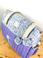 Le sac à langer  Alba lilas et Liberty wiltshire