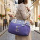 Aimé le sac à langer matelassé lilas et Liberty wiltshire