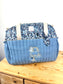 Le sac à langer  Alba indigo et Liberty wiltshire