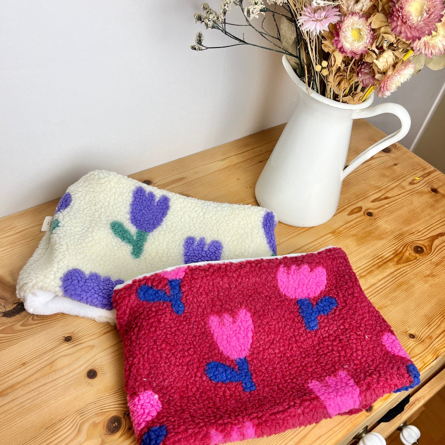 Le tour de cou enfant sherpa tulipes