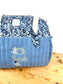 Le sac à langer  Alba indigo et Liberty wiltshire