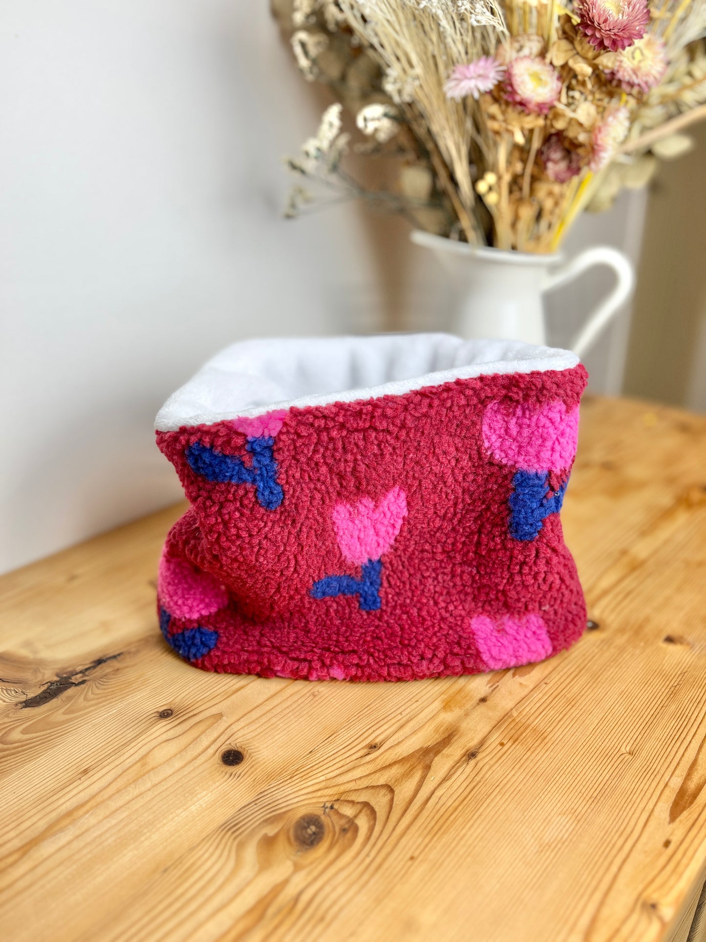 Le tour de cou enfant sherpa tulipes