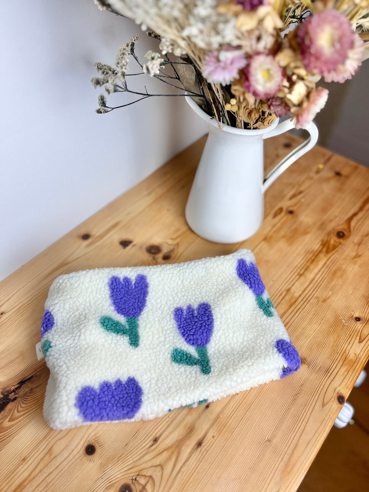 Le tour de cou enfant sherpa tulipes