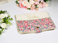 Chloé le protège carnet 100% Liberty Pois de senteur