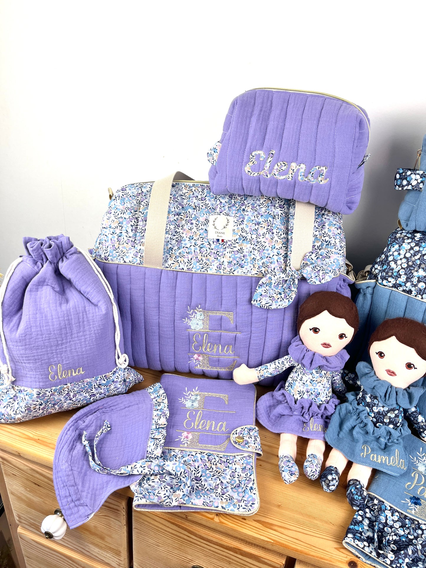 Protège carnet Lilas et Liberty of London wiltshire