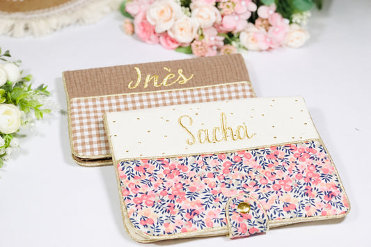 Chloé le protège carnet vertical 100% personnalisable