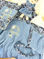 Couverture indigo Liberty of London wiltshire