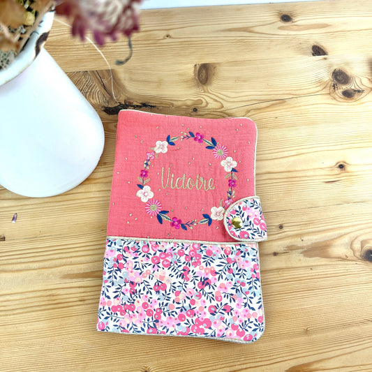 Protège carnet corail et Liberty wiltshire  ✨