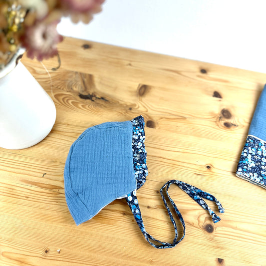 Béguin volant indigo et Liberty of London wiltshire