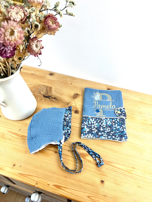 Protège carnet Indigo et Liberty of London wiltshire