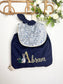 Le sac à dos enfant personnalisé Églantine Gabardine et Liberty Adelajda