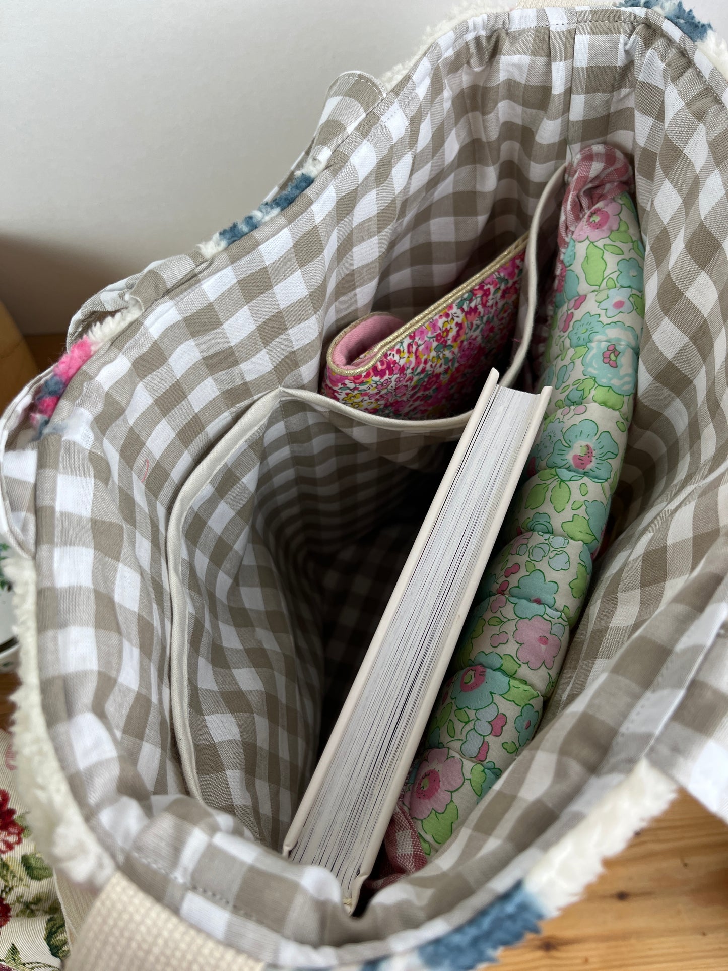 Sac Félicie sherpa fleuri