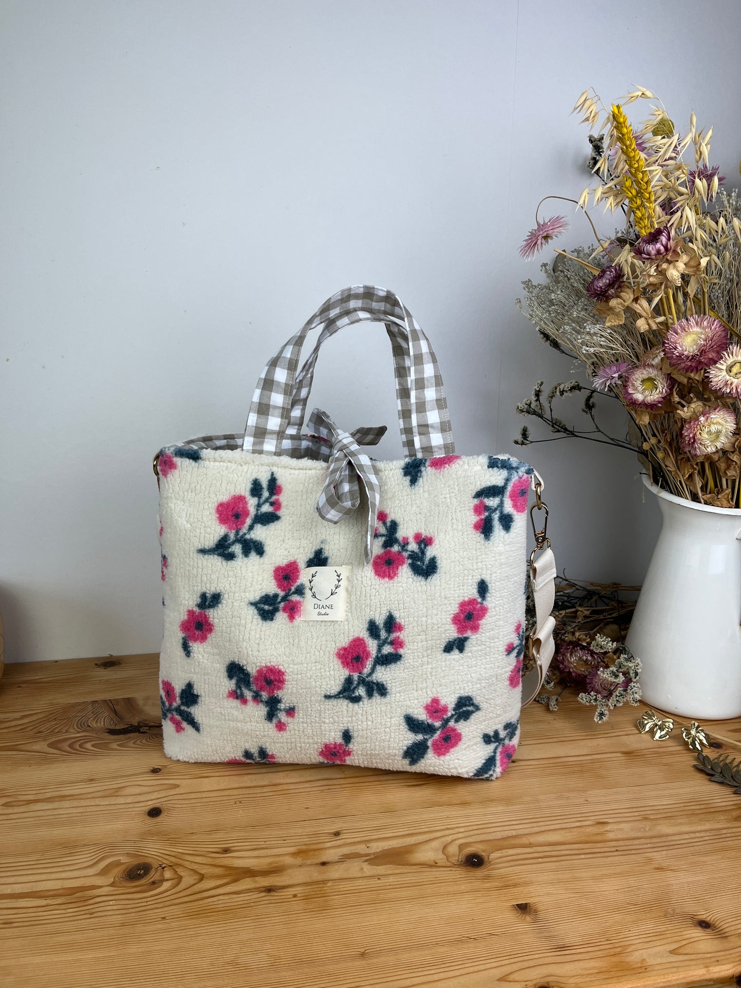 Sac Félicie sherpa fleuri