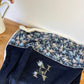 Couverture Liberty Joséphine et velours bleu marine
