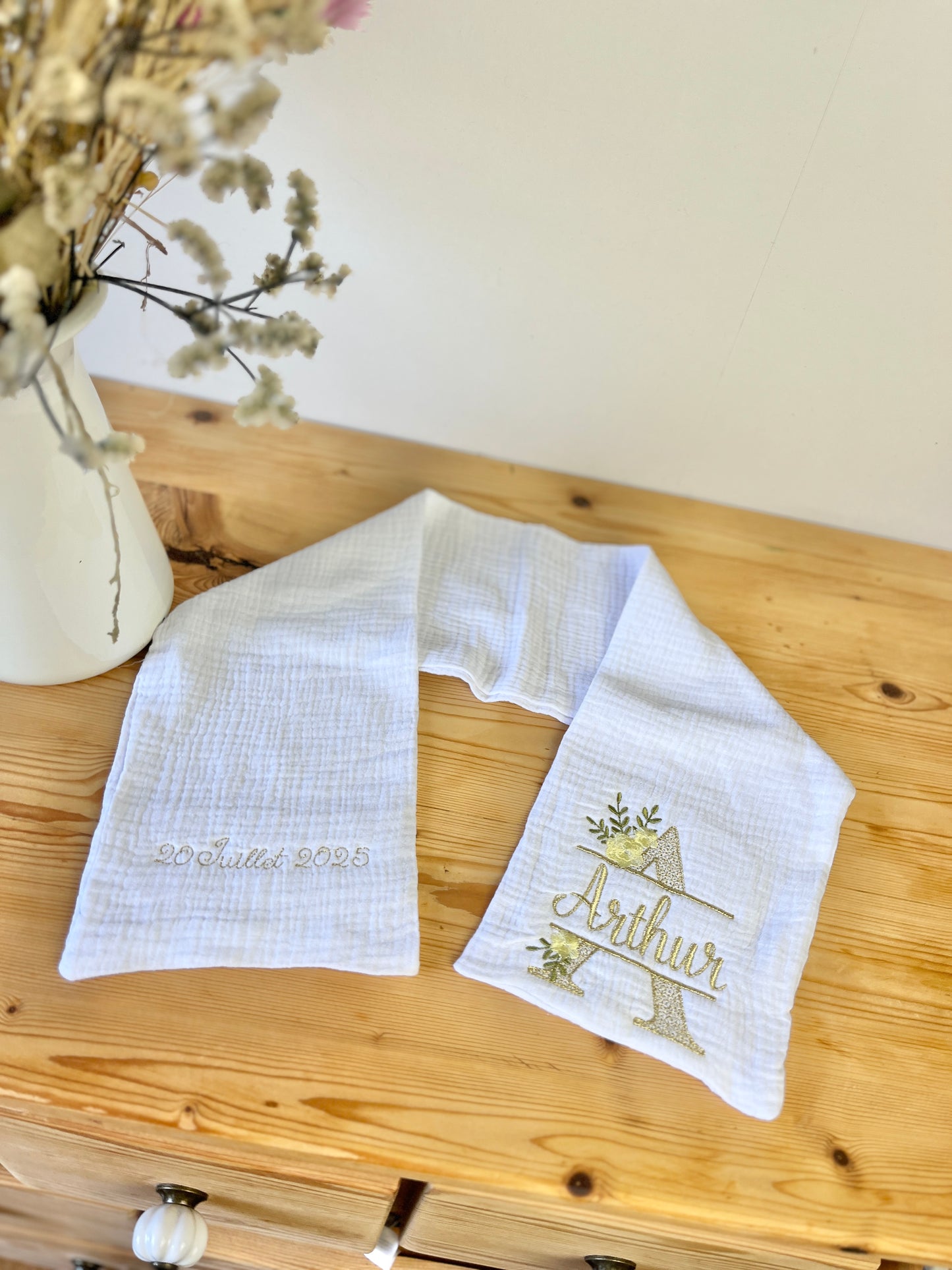 L'écharpe de baptême 100% personnalisable