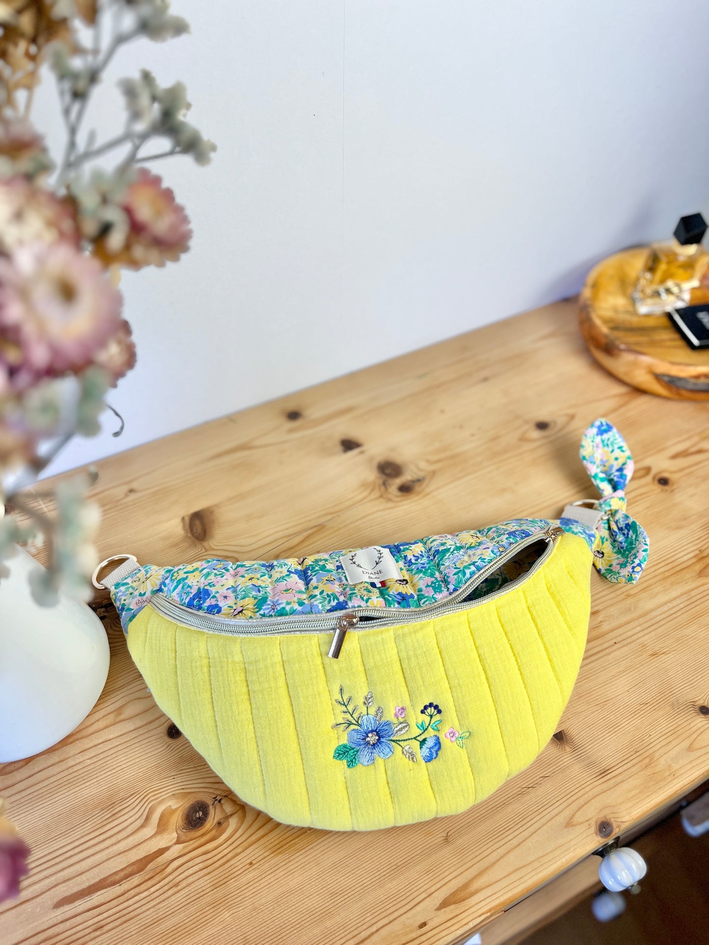 Le sac banane Eléonore doré enfant 100% personnalisable