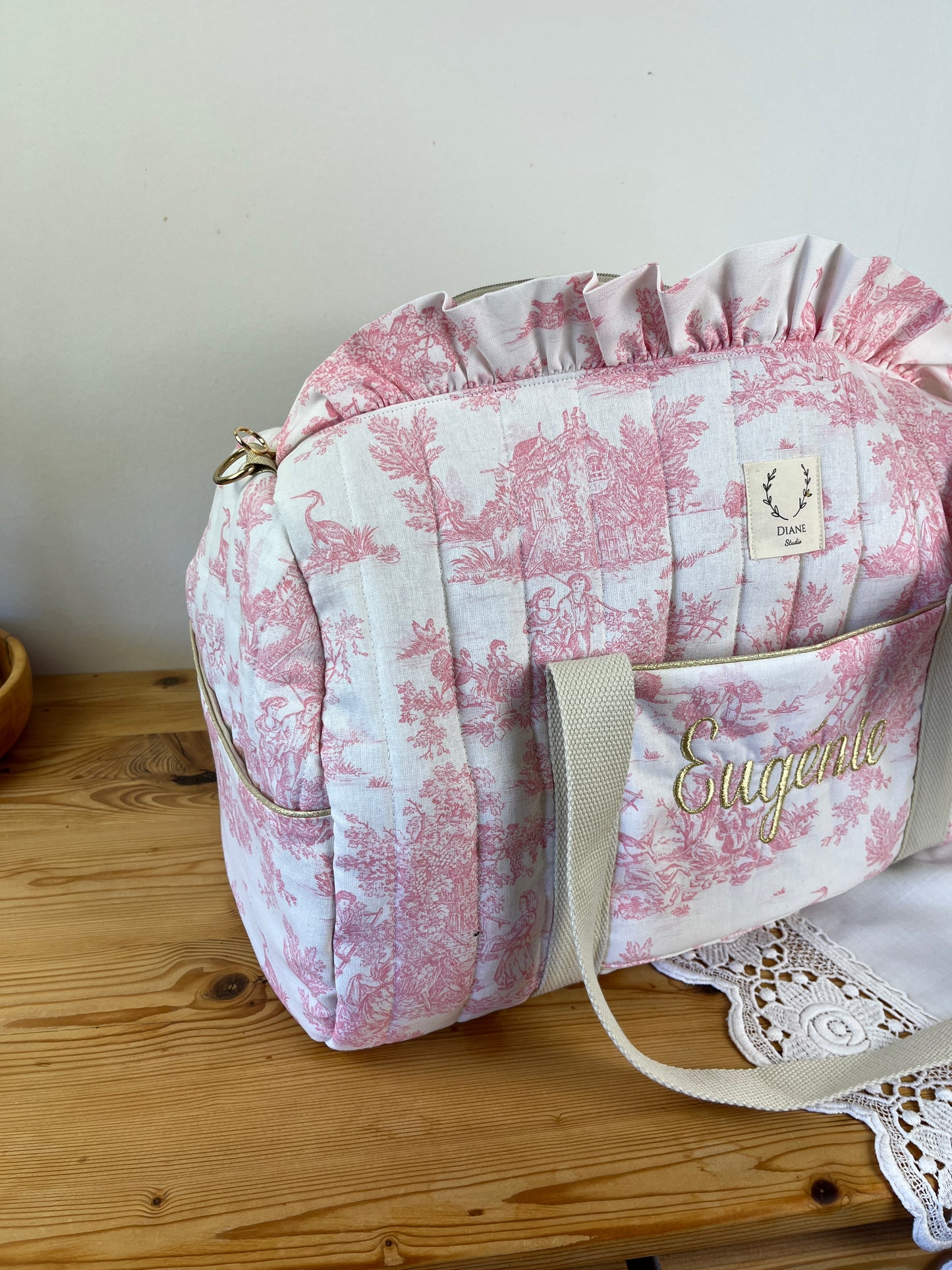 Sac Louison jouy rose