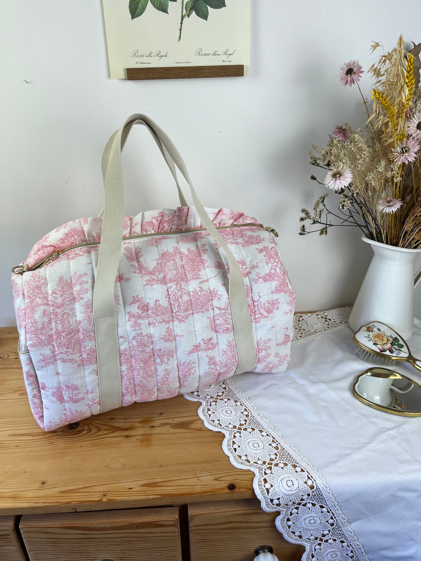 Sac Louison jouy rose
