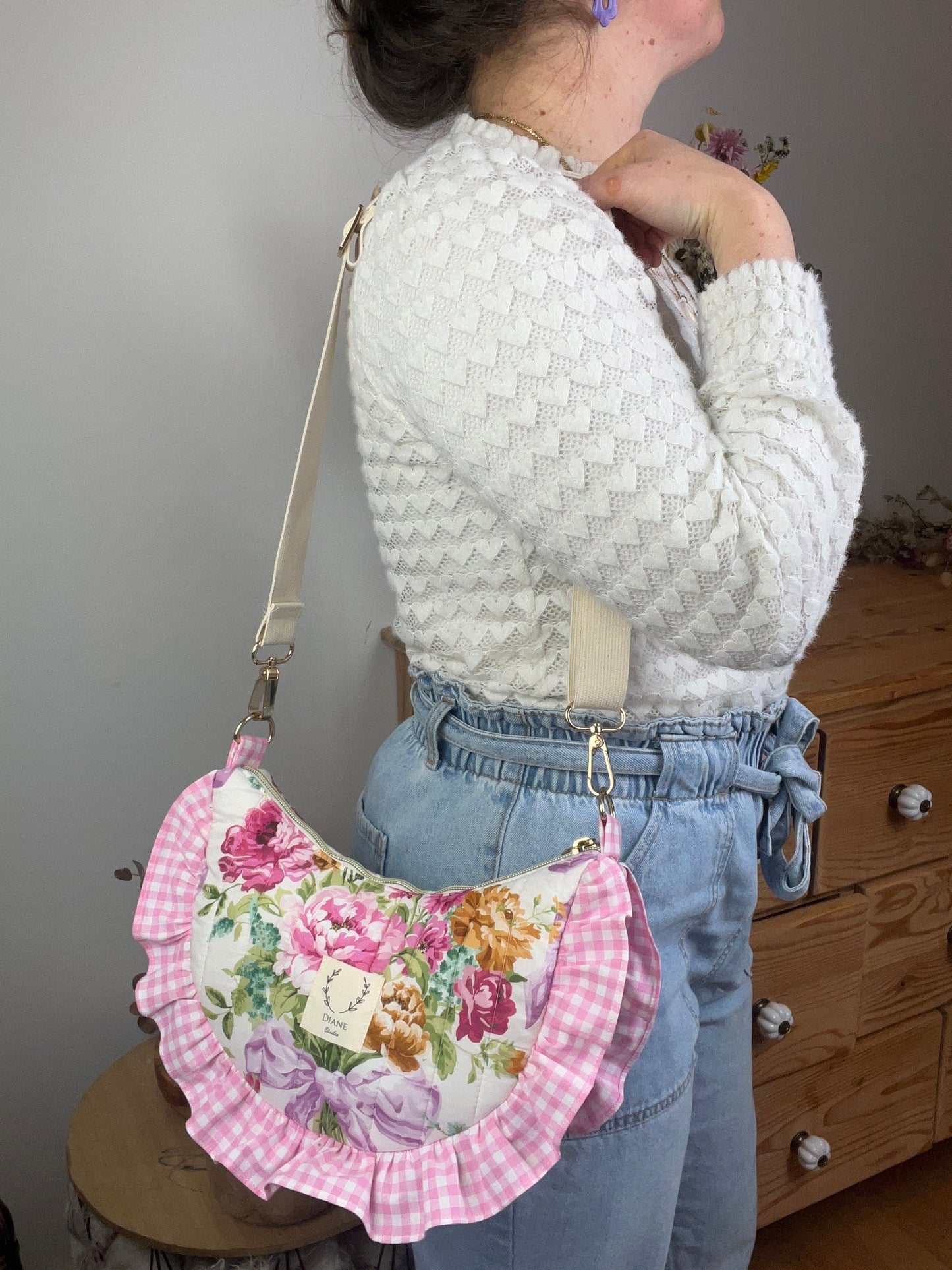 Milan le sac croissant matelassé Liberty of London Bridgerton