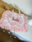 Le petit tote gaze et jouy rose