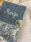 Mahé le protège carnet gaze et jouy bleu