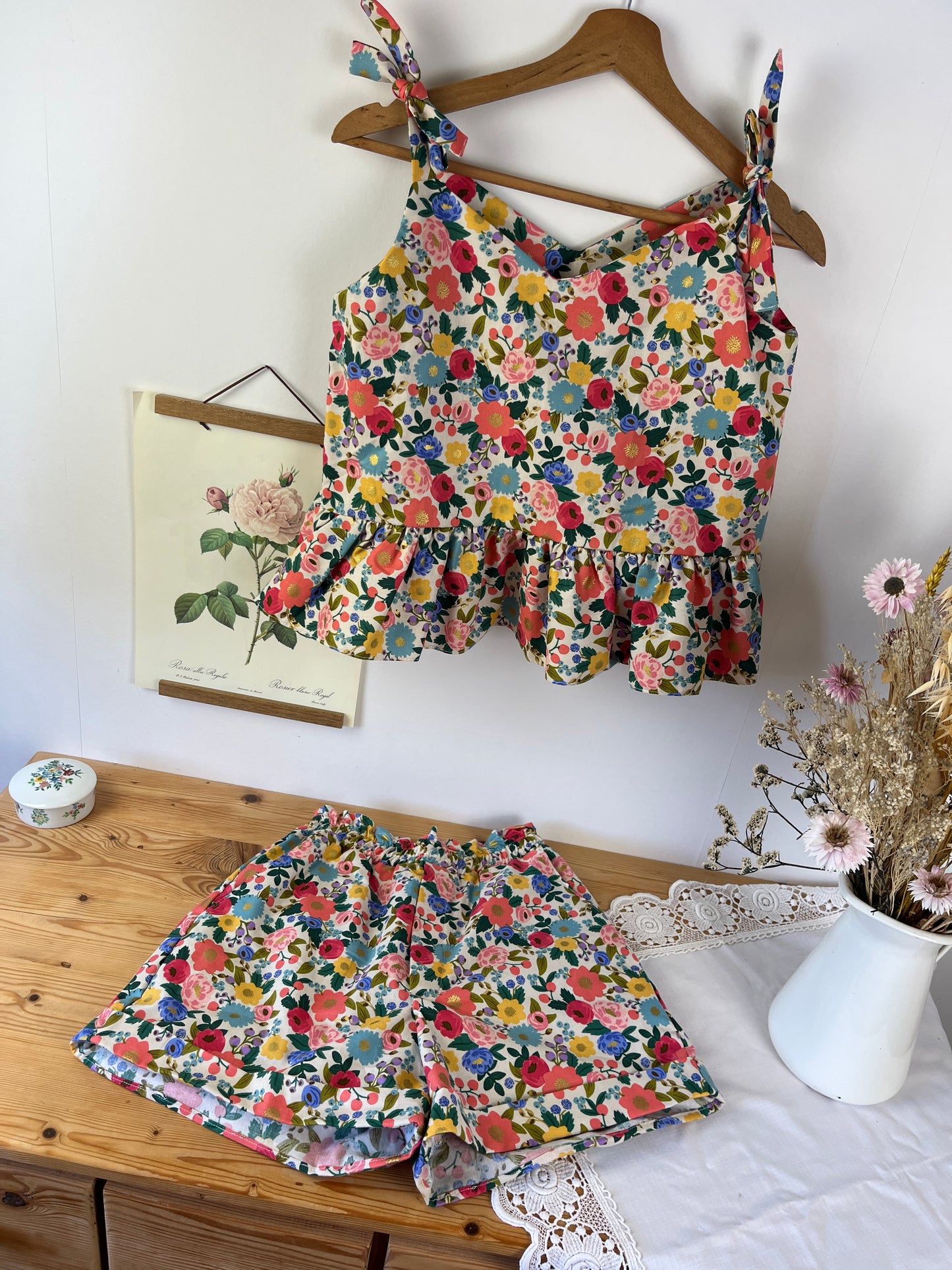 Ensemble Esmée et Isaure vintage garden