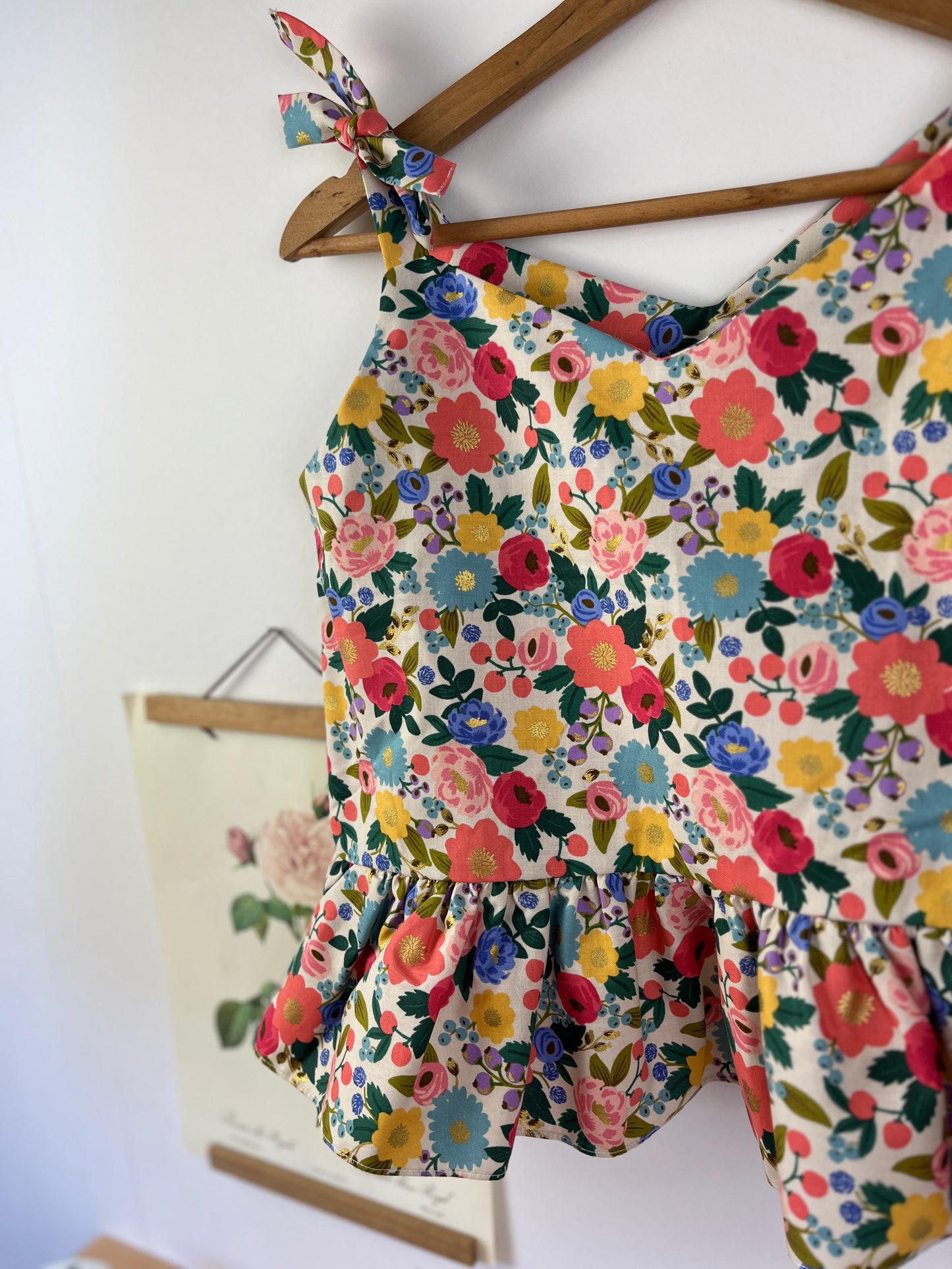 Esmée le top à nouer vintage garden
