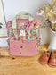 Le sac à dos enfant Ombeline gaze rose thé et bloom