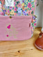 Le sac à dos enfant Ombeline gaze rose thé et bloom
