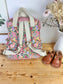 Le sac à dos enfant Ombeline gaze rose thé et bloom