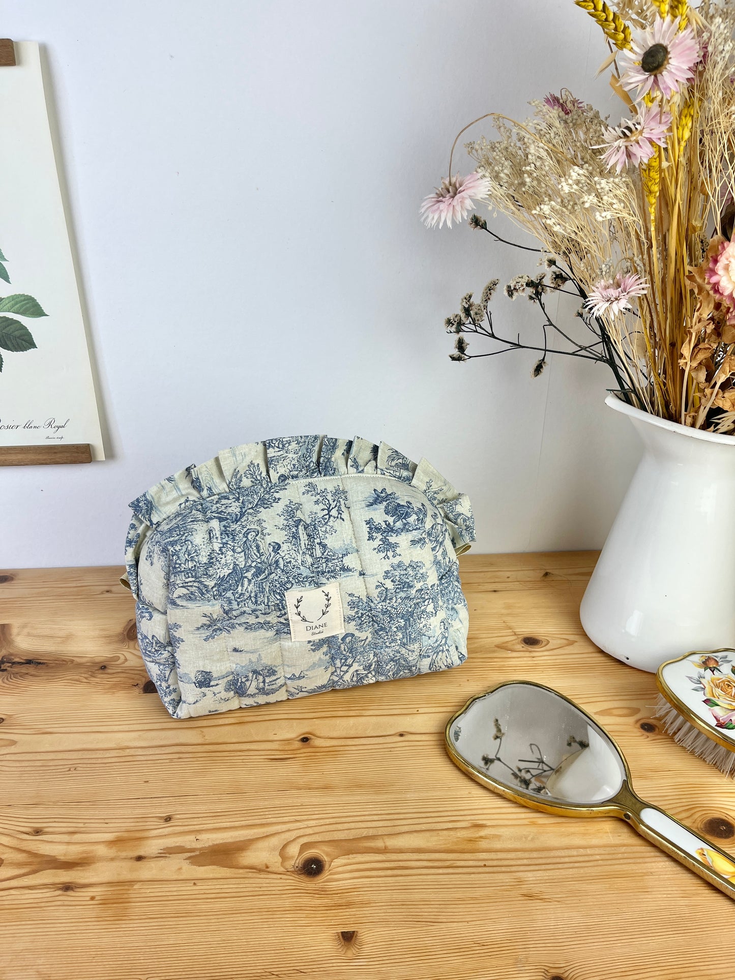 Colette modèle jouy bleu