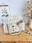 Sac Louison gaze coeurs et caramel