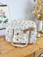 Sac Louison gaze coeurs et caramel