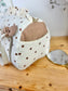 Sac Louison gaze coeurs et caramel