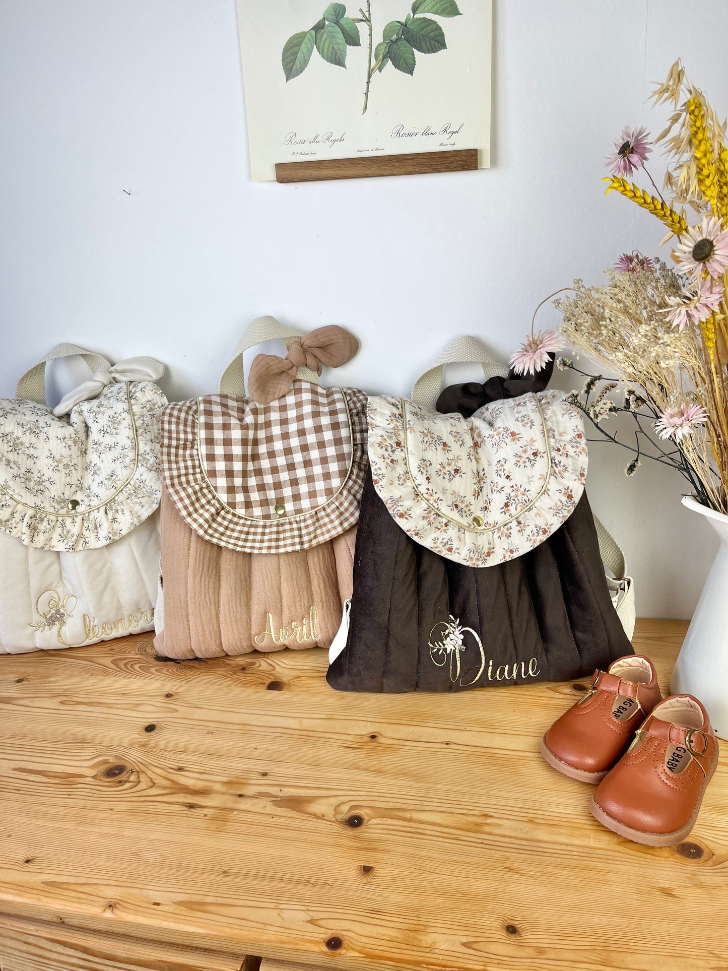 The Eglantine backpack is 100% customizable.