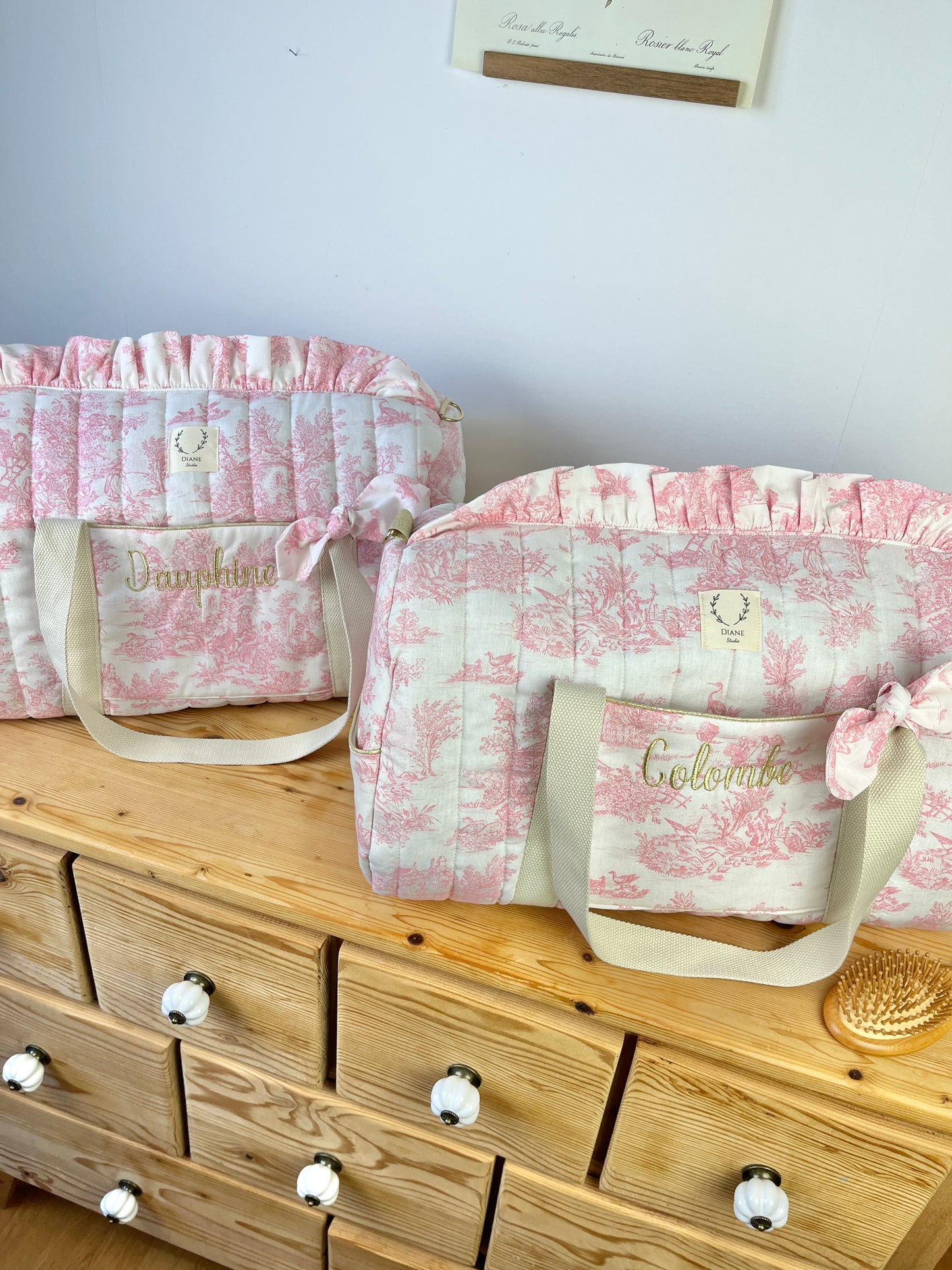 Sac Louison jouy rose