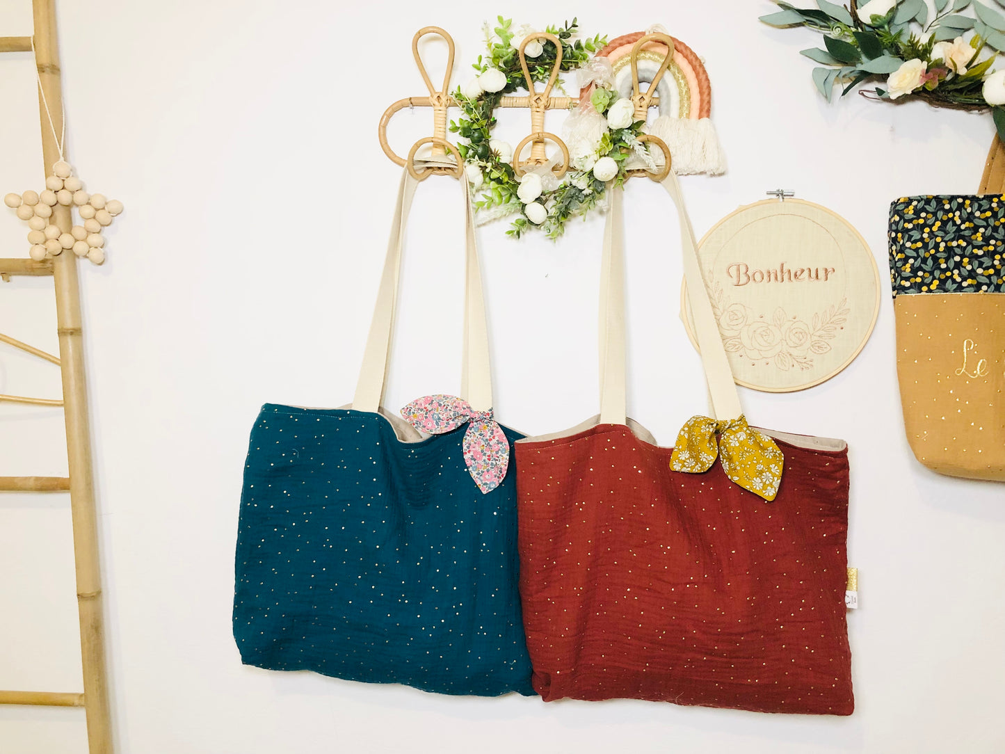 Le petit tote bag à noeud 100% personnalisable