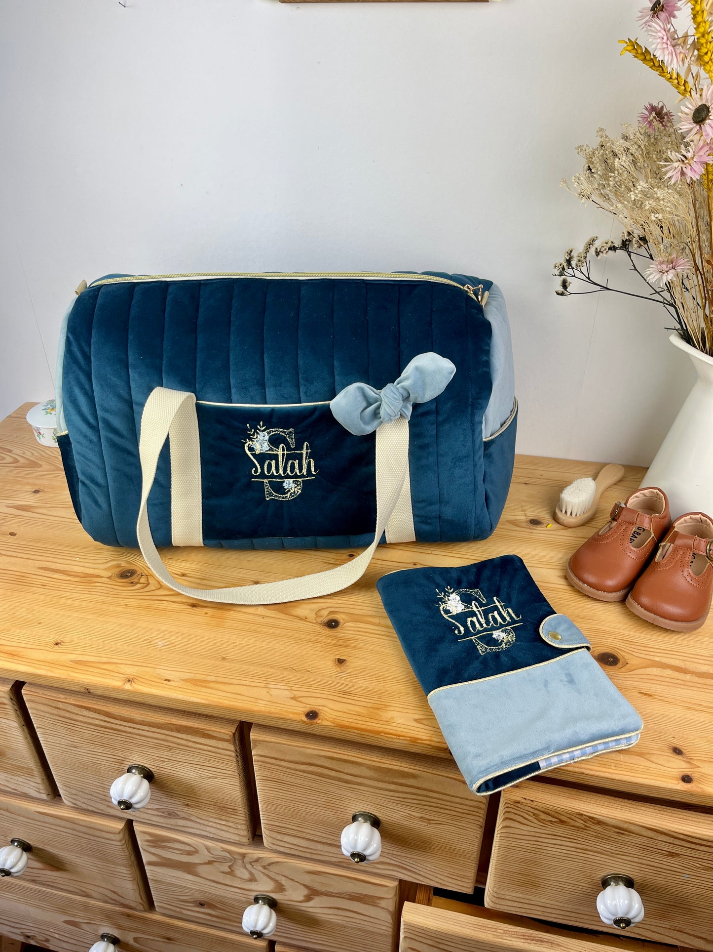 Ensemble : sac Louison et protège carnet