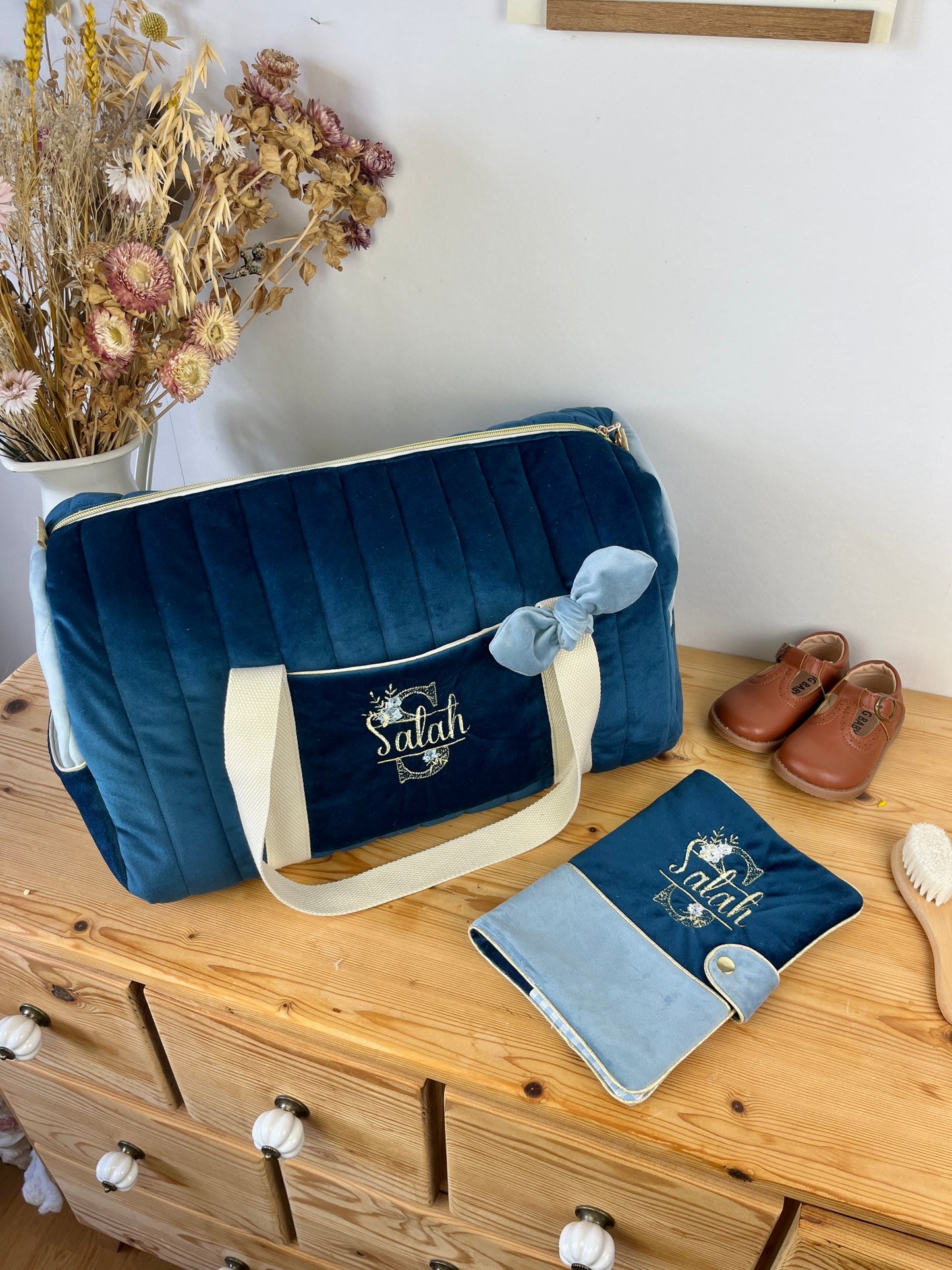 Ensemble : sac Louison et protège carnet