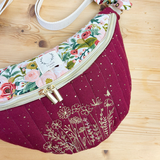 Le sac banane Eléonore adulte doré 100% personnalisable