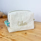 Trousse de toilette Liberty of London malvern meadow et double gaze crème doré