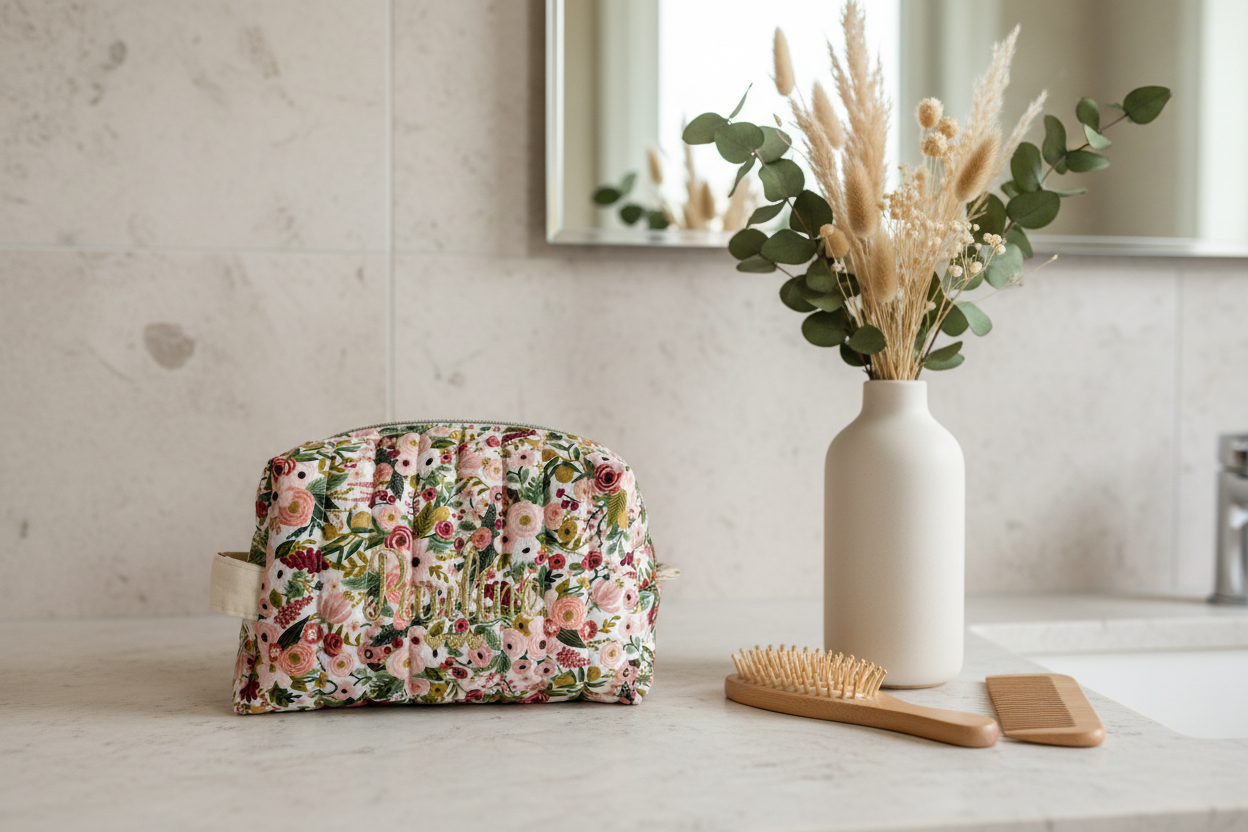 Colette, the 100% customizable baby and child toiletry bag