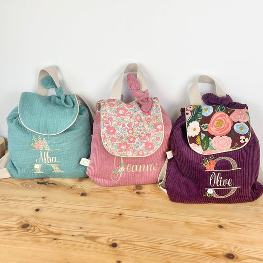 Le sac à dos enfant Églantine 100% personnalisable
