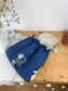 Le sac à dos Églantine gaze indigo et jouy bleu