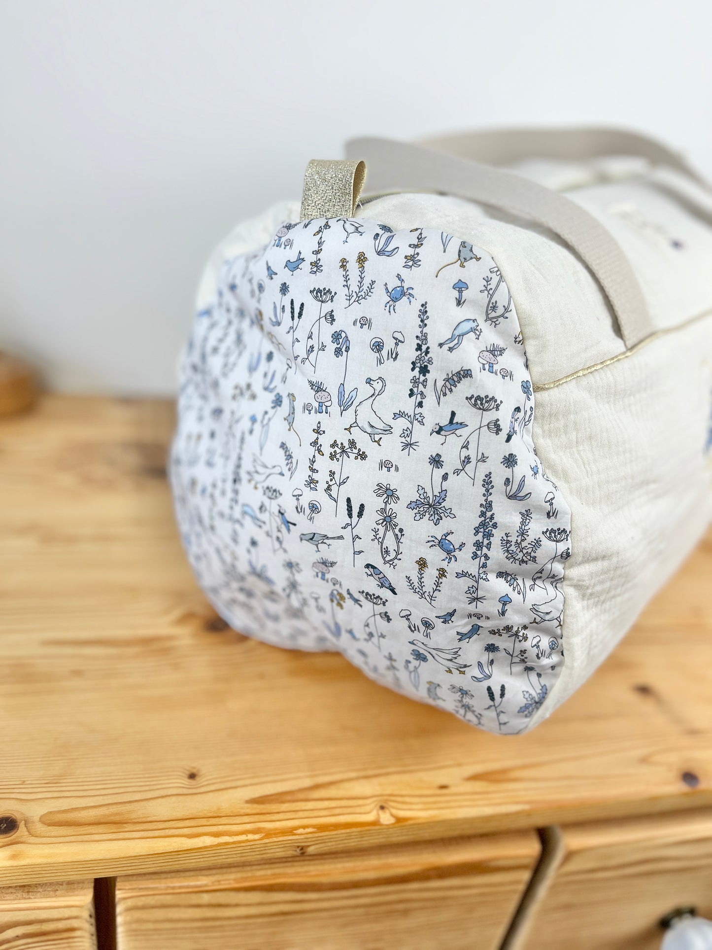 Louison le sac polochon adulte Let's go Liberty of London théo bleu