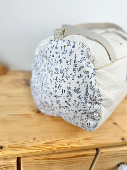 Louison le sac polochon adulte Let's go Liberty of London théo bleu