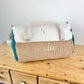 Louison le sac polochon enfant velours camel et teddy