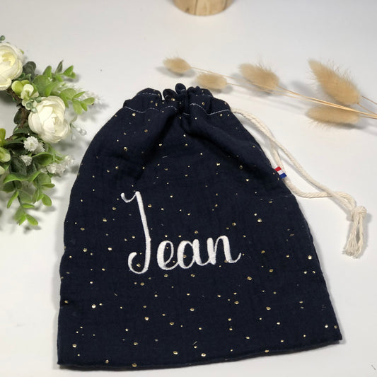 Pochon personnalisé marine