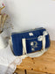 Sac Louison gaze indigo et jouy bleu